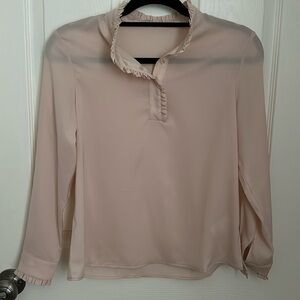 Baby pink semi sheer Miss Patina blouse
